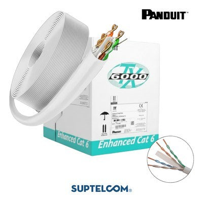 CABLE DE COBRE BLINDADO U/FTP DE 4 PARES, CATEGORÍA 6A, PLENUM (CMP).