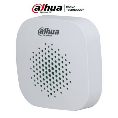 SIRENA INALÁMBRICA PARA INTERIOR, POTENCIA 105 DB, 3 NIVELES DE VOLUMEN DAHUA DHI-ARA12-W2