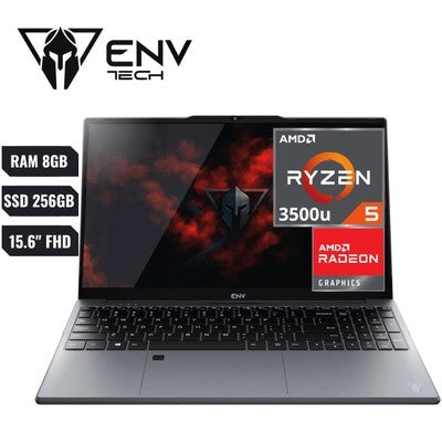 LAPTOP HP 15.6" FHD AMD RYZEN 5 3500U 16GB RAM 512GB SSD TECLADO EN ESPAÑOL + NUMÉRICO MINERAL GRAY