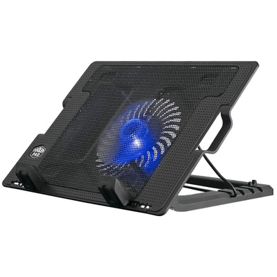 VENTILADOR PARA LAPTOP COOLING FAN 1VEN5NI2P 1 VENTILADOR 5 NIVELES 2 USB NEGRA