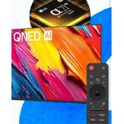 LED SMART TV 55" LG - AI PROCESSOR 4K QNED WEBOS RE:NEW