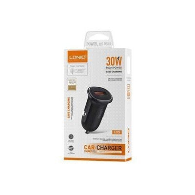 CARGADOR VEH. LDNIO C105 30W 1P USB + CAB USB-V8