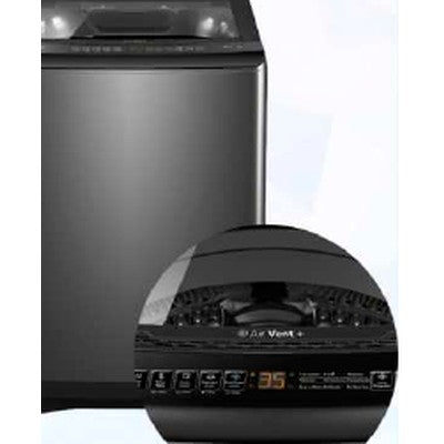 LAVADORA LMEP19DL0GA80 AUTOMÁTICA 19 KG 42 LIBRAS CLEAN CARE ZERO FUZZ DISPLAY LED GRIS