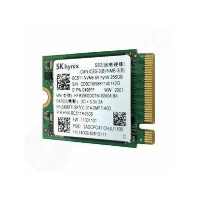 DISCO SSD 256GB HYNIX M.2 2230 PCIE GEN3 X4 BC711 GARANTIA 6 MESES SIN EMPAQUE