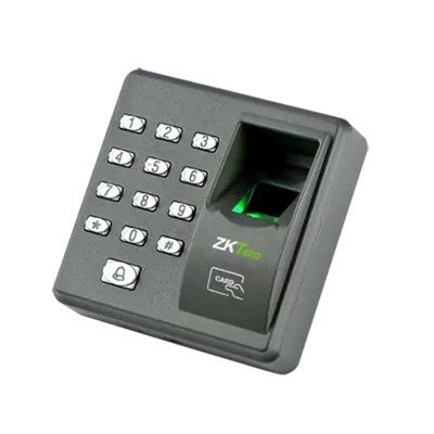 CONTROL DE ACCESO BIOMÉTRICO AUTÓNOMO ZKTECO X7 (HUELLA, TARJETA Y CLAVE).