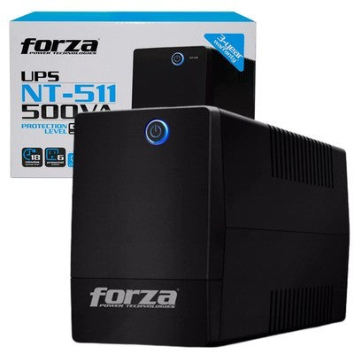 UPS 500VA/250W FORZA NT-511 120V 6 TOMAS NEMA 5-15R BATERIA 12V/4.5AH GARANTIA 12 MESES