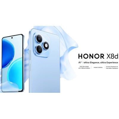 CELULAR HONOR X8D 6.77" 120HZ | 8GB RAM | 256GB | 108MP | 7000MAH | ANDROID 15 | AZUL