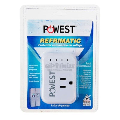 Protector De Voltaje Powest Refrimatic 120V (Neveras Refrigeradores Domestico Y Ejecutivos Enfriadores De Agua Y Congela