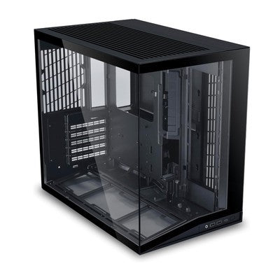 CASE GAMER LIAN LI O11D MINI V2 FLOW | COMPACT ATX MID-TOWER AIRFLOW COMPUTER CASE | PANORAMIC VIEW | HIGH-PERFORMANCE AIRFLOW | INCLUDES 5 X 120MM REVERSE BLADE FANS | CABLE MANAGEMENT | BLACK