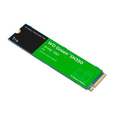 DISCO SSD 1TB WD GREEN SN350 M.2 2280 NVME PCIE GEN3 2400MB/S, 1850MB/S WDS100T2G0C GARANTIA 12 MESES