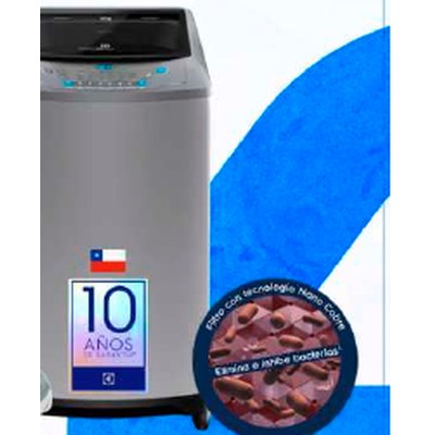 LAVADORA ELECTROLUX EWX16FAE55A AUTOMÁTICA 16 KG 35 LIBRAS POWER DILUTION NANO COBRE GRIS