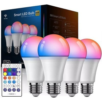 Foco Bombillo Inteligente Amazon 9W 800 Lumenes Multicolor Wifi 2.4Ghz 120 Vac Vida Util 15000 H