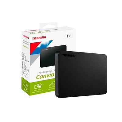 DISCO DURO EXTERNO 1TB SATA TOSHIBA 2.5" USB 3.0 RED CON SOFTWARE COPIA DE SEGURIDAD