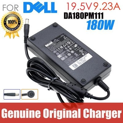 CARGADOR PARA LAPTOP DELL 180W 19.5V 9.23A PUNTA SEMIGRUESA ROJO ORIGINAL