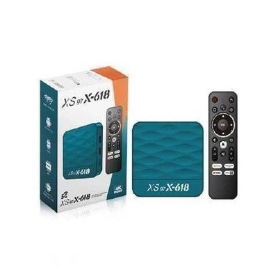 TV BOX XS97 X-618 4K ANDROID 12 4GB RAM 32GB WI-FI 2.4G 5G BLUETOOTH 5.0