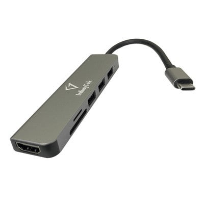 HUB INFINYTEK 6 IN 1 TYPE-C TO HDMI+USB 3.0 *1+USB2.0* 1+SD+TF