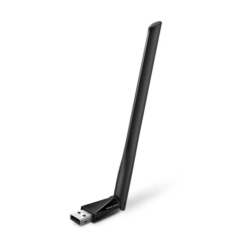 ADAPTADOR WIFI MERCUSYS MU6H AC650 DUAL BAND (2,4GHZ: 200MBPS Y 5GHZ: 433 MBPS) ANTENA ALTA GANANCIA