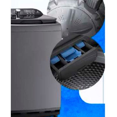 LAVADORA INDURAMA LRI-19DGR AUTOMÁTICA 19 KG 42 LIBRAS CROMA SISTEMA FUZZY TAMBOR ACERO INOXIDABLE