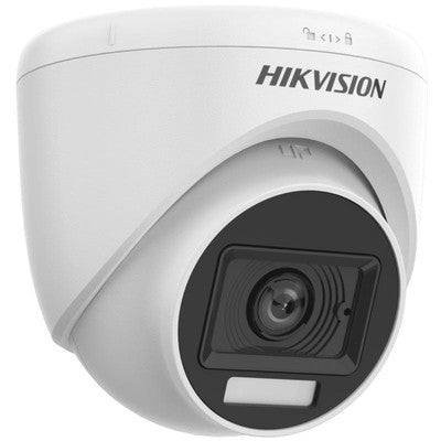 CAMARA DE VIDEO VIGILANCIA HIKVISION DOMO HD TVI 1080P IR 10-20M LUZ HIBRIDA CON MICROFONO - ALL - 3843