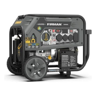 GENERADOR ELECTRICO A GASOLINA AMERICANO FIRMAN 9400W (9.4KW) (GASOLINA, GAS DOMÉSTICO Ó PROPANO) (8 GALONES - 30 LITROS) (TRI FUEL) (HASTA 12 HORAS) (ALERTA INTELIGENTE DE CO2) (INCLUYE ACEITE