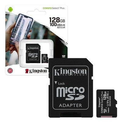 MEMORIA MICRO SD 128GB KINGSTON SDCS3/128GB SELECT PLS GEN3 150R