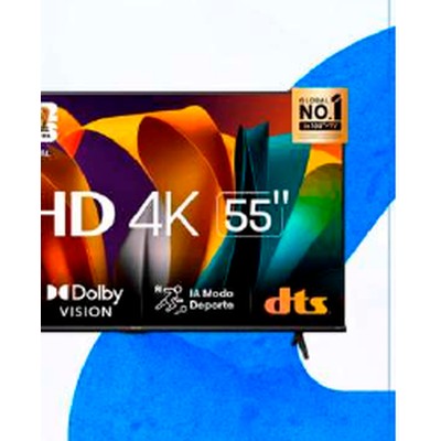 LED SMART TV 55" HISENSE - UHD 4K GOOGLE TV