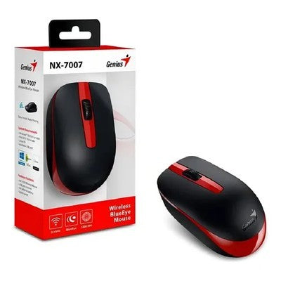 MOUSE GENIUS NX-7005 CELESTE 2.4GHZ 3 BOT. DPI 1200 BLUEEYE INCL PILA AA GARANTIA 12 MESES