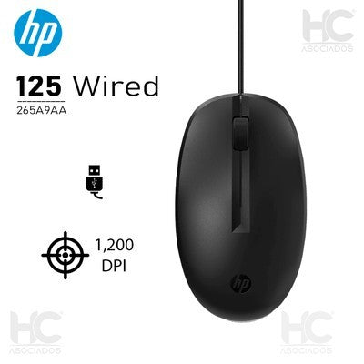 MOUSE HP INC MOUSE HPINC/HP 125 WIRED