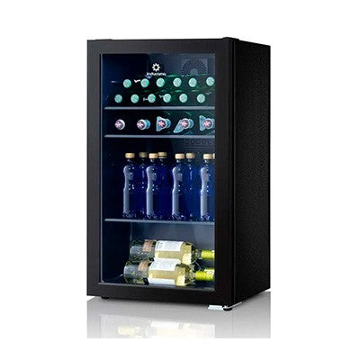 MINI VITRINA EXHIBIDOR 91 LITROS NEGRO