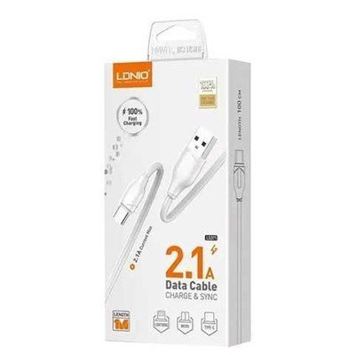 CABLE LDNIO LS371 1M 12W 2.1A USB-IPH