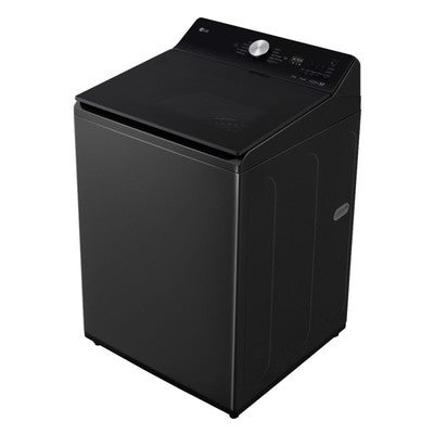 LAVADORA LG WT22OBTX6 CARGA SUPERIOR 22KG TURBOWASH 3D MOTOR INVERTER DIRECT DRIVE 12 PROGRAMAS DE LAVADO TAMBOR ACERO INOXIDABLE PANEL TOUCH BLACK SMART THINQ SMART DIAGNOSIS NEGRA