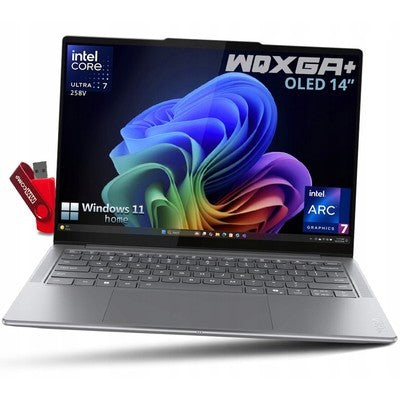 LAPTOP LENOVO YOGA SLIM 9 14" TOUCH OLED INTEL CORE ULTRA 7 258V 32GB RAM 1TB SSD WINDOWS 11 HOME YOGA SLEEVE