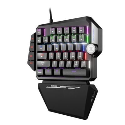 TECLADO PRIMUS MECANICO PARA UNA MANO BALLISTA 41 MODO NKRO 35 TECLAS STANDAR 4 TECLAS MACRO CONTROL DE MEDIOS FN+F1-F5