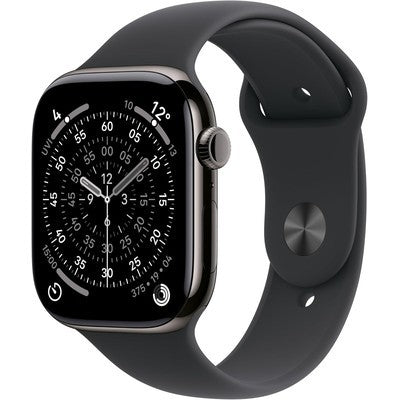 SMARTWATCH APPLE WATCH SERIES 11 (GPS) 46MM SPACE GRAY ALUMINUM CASE WITH BLACK SPORT BAND - S/M - SPACE GRAY - (2025)