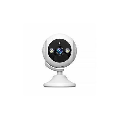 CÁMARA DE SEGURIDAD SMART WIFI QC9 3MP FHD INT. 180° LUZ DUAL, DET. MOVIMIENTO AUD. DOBLE VIA SUPP. MICROSD 128GB GARANTIA 12 MESES