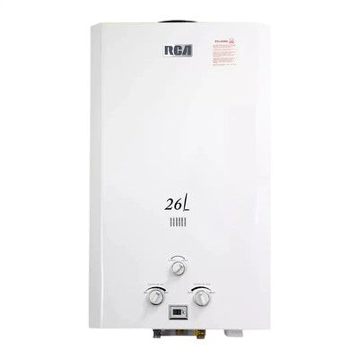 CALEFÓN A GAS RCA MHP26 26 LITROS GLP DISPLAY DIGITAL LCD