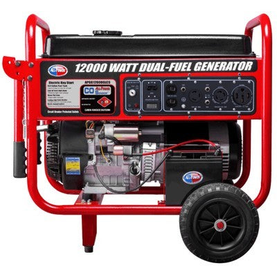 Generador All Power 12Kw (12.000Wts) Rated 9.000 Con Encendido Electrico Dual Fuel Generator (Gasolina, Gas Doméstico Y 