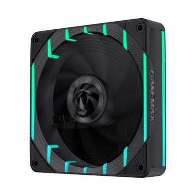 VENTILADOR GAMEMAX TORNADO T12 ARGB-RWCON ASPA INVERSA LED 24 ARGB PWM 2200 RPM FAN 120MM GARANTIA 12 MESES