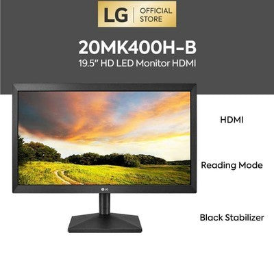 MONITOR LG 20MK400H-B 19.5 PULGADAS HD 1366 X 768 TN 75HZ