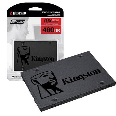 DISCO SSD 480GB 2.5" KINGSTON 500MB/S, 450MB/S SA400S37/480G GARANTIA 12 MESES