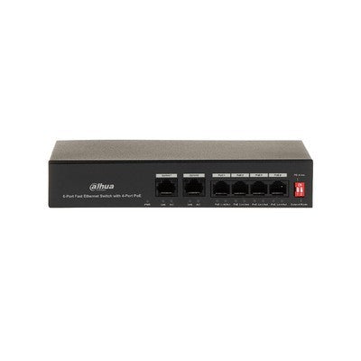CONMUTADOR FAST ETHERNET DE 6 PUERTOS CON 4 PUERTOS POE
