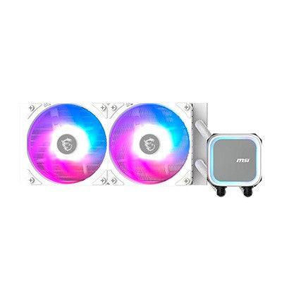 VENTILADOR PARA PROCESADOR MSI MAG CORELIQUID A13 240 2X RGB 36MM WHITE
