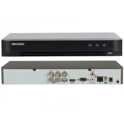 DVR HIKVISION 4-CH 5 MP 1U H.265 ACUSENSE IDS-7204HUHI-M1/XT