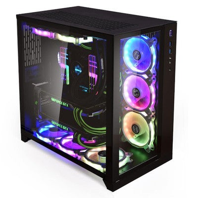 CASE GAMER LIAN LI O11 DYNAMIC EVO RGB O11DERGBX GAMING COMPUTER CASE TOWER - BLACK - TEMPERED GLASS, ALUMINUM, STEEL, MESH