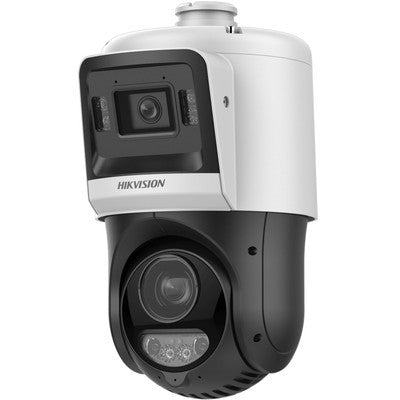 CÁMARA DE SEGURIDAD PANORAMICA Y PTZ TANDEMVU 6+4MP 25X CON INFRARROJOS Y COLOR