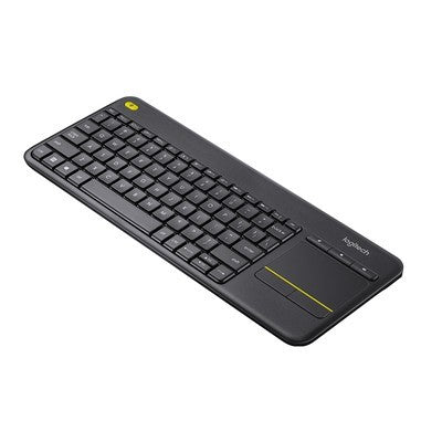 TECLADO LOGITECH K400 PLUS WIRELESS KEYBOARD TOUCH BLACK ENGLISH (MUST BE PURCHASED IN MULTIPLES OF 4) - NEW FACTORY SEALED - 1 YEAR MANUFACTURER WARRANTY